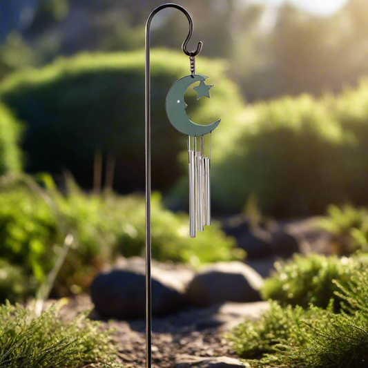Moon Stake Chime - Musical Garden Ornament, 45cm