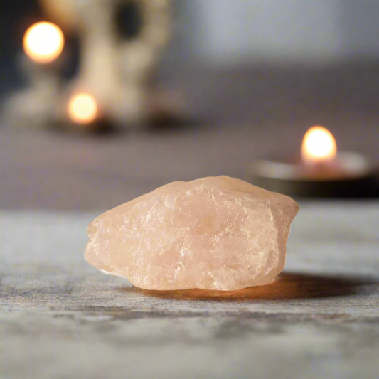 Heart Rose Quartz Crystal – Stone of Loving Harmony, ~6 × 3.5 cm by ANAS