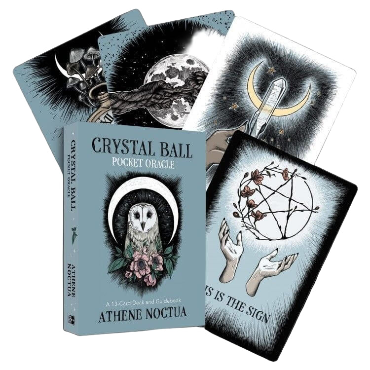 Crystal Ball Oracle Deck – Instant Answers & Insight, 13 cards, 9×6 cm