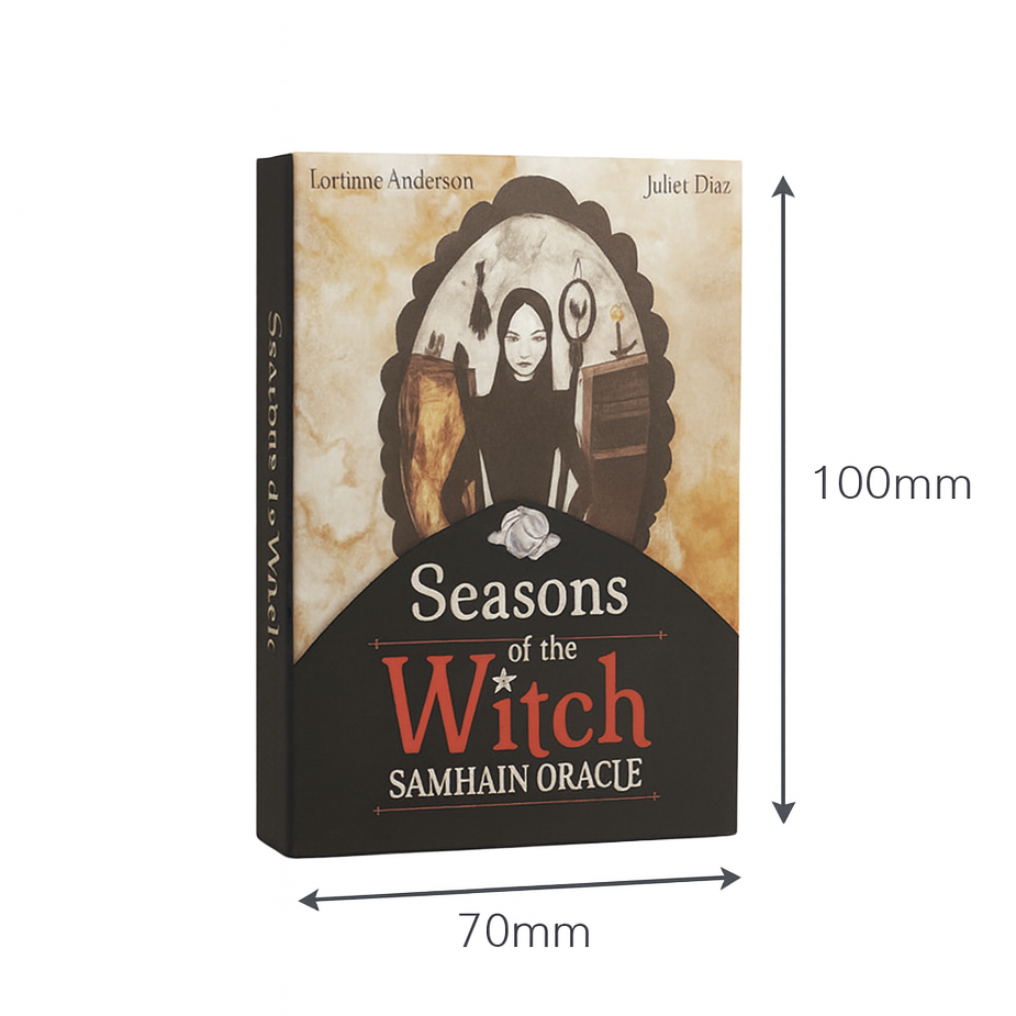 Seasons of the Witch Oracle Deck – Rituals of the Turning Year, 44 cards, 10×7 cm