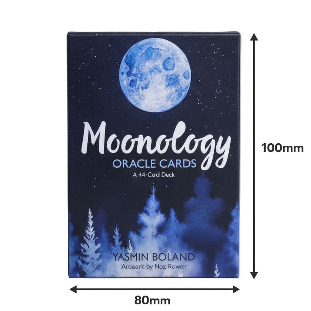 Moonology Oracle Deck – Lunar Guidance & Reflection, 44 cards, 10×8 cm
