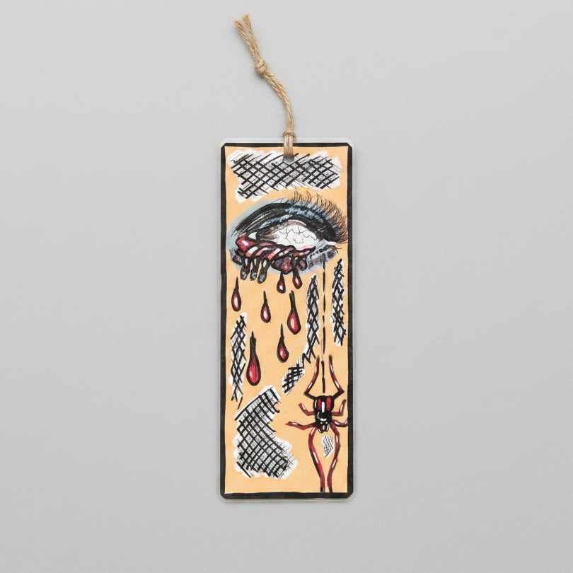Watchful Eye Illustrated Bookmark – Mysterious Reading Companion, 18 cm