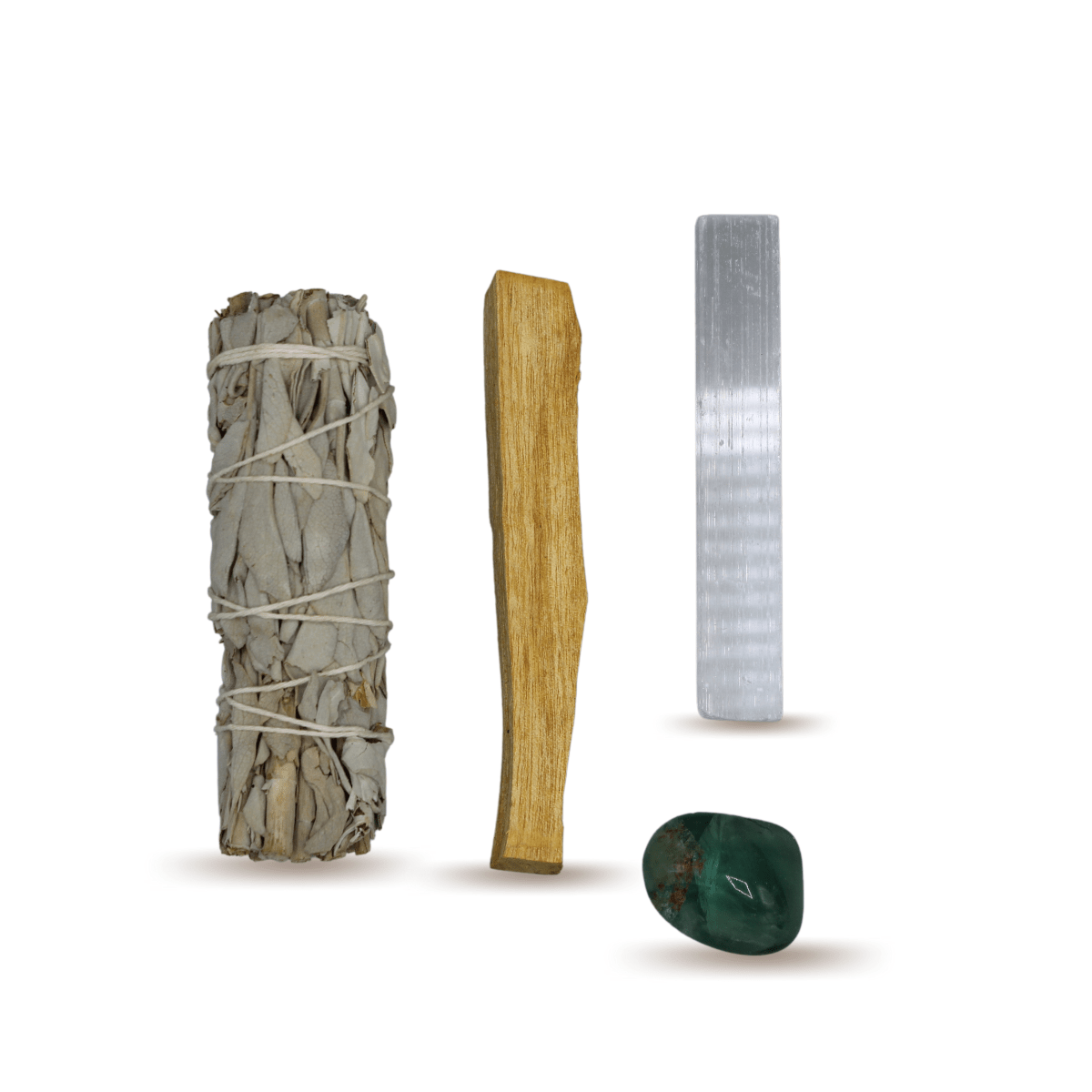 Energy Cleansing Smudge Kit with Fluorite – Ritual of Balance & Renewal