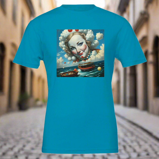 Cloudy Clown Premium Unisex T-shirt – Fair-Made, Airy & Quirky, in 3 kleuren / alle maten