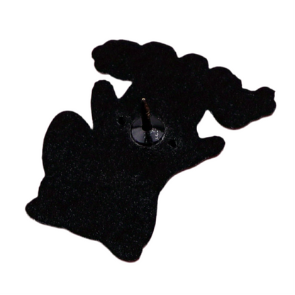 Chaos Raccoon Enamel Pin – Unhinged Mascot Metal Badge