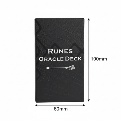 Runes Oracle Deck – Ancient Symbols of Guidance, 26 cards, 10×6 cm