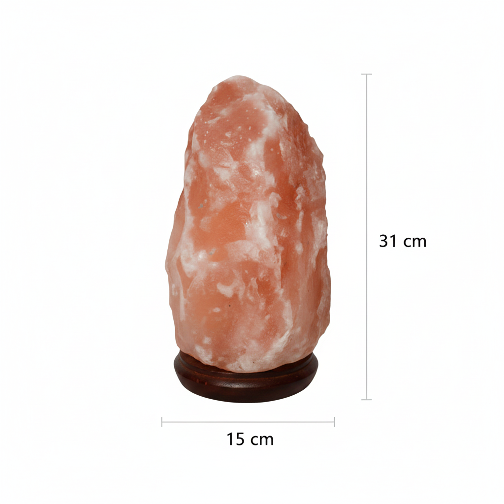 Himalayan Salt Ember Light - Lamp for Natural Calm 15 x 31cm