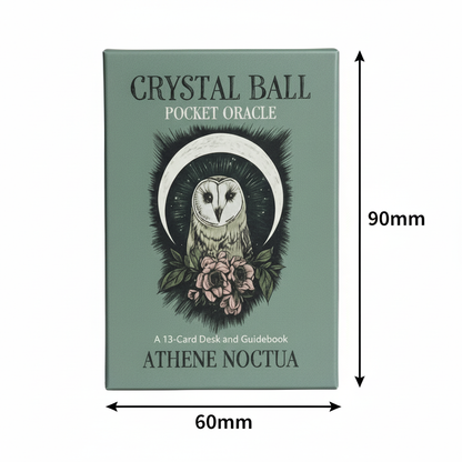 Crystal Ball Oracle Deck – Instant Answers & Insight, 13 cards, 9×6 cm