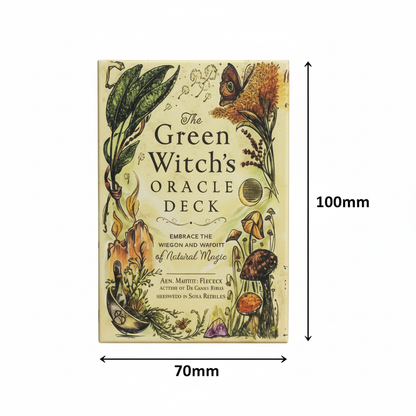Green Witch Oracle Deck – Natural Magic & Earth Wisdom, 50 cards, 10×7 cm