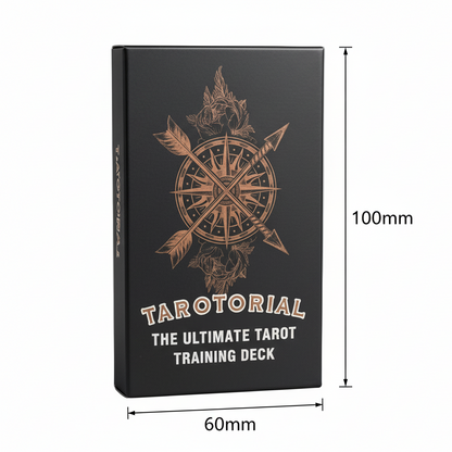 Tarotorial Tarot Deck – Spiritual Knowledge & Study, 78 cards, 10×6 cm