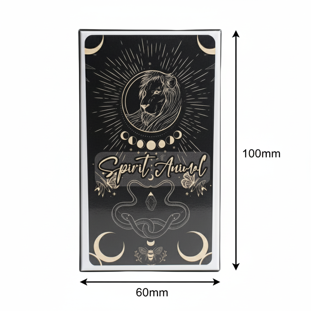 Spirit Animal Oracle Deck – Inner Guidance from Nature, 54 cards, 10×6 cm