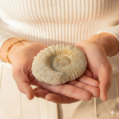 Timeless Fossil Ammonite – Stone of Ancient Wisdom, ~ Ø 25 × 8 cm by ANAS