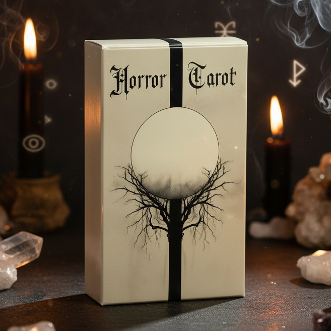 Horror Tarot Deck – Gothic Divination Tool, 78 cards, 10x6 cm