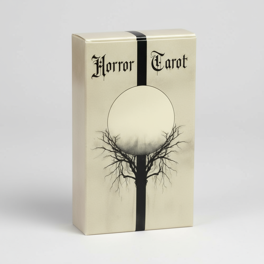 Horror Tarot Deck – Gothic Divination Tool, 78 cards, 10x6 cm