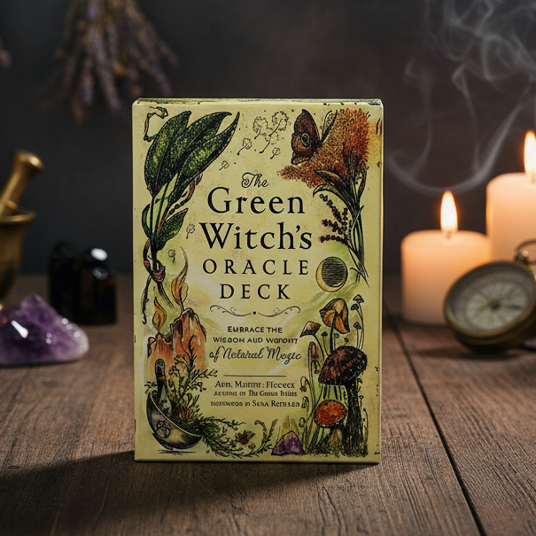 Green Witch Oracle Deck – Natural Magic & Earth Wisdom, 50 cards, 10×7 cm