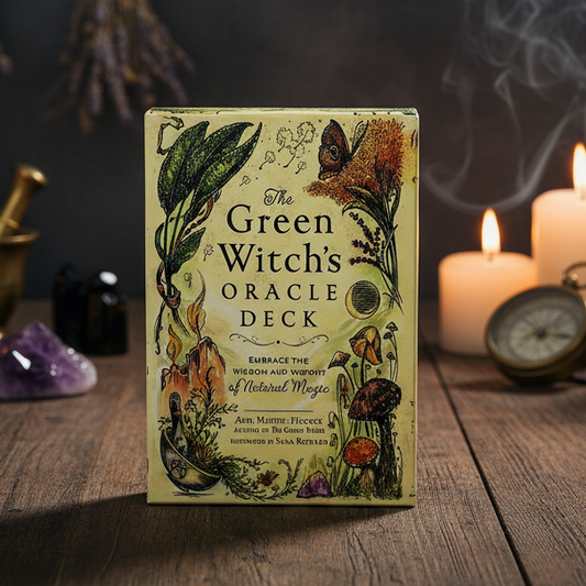 Green Witch Oracle Deck – Natural Magic & Earth Wisdom, 50 cards, 10×7 cm