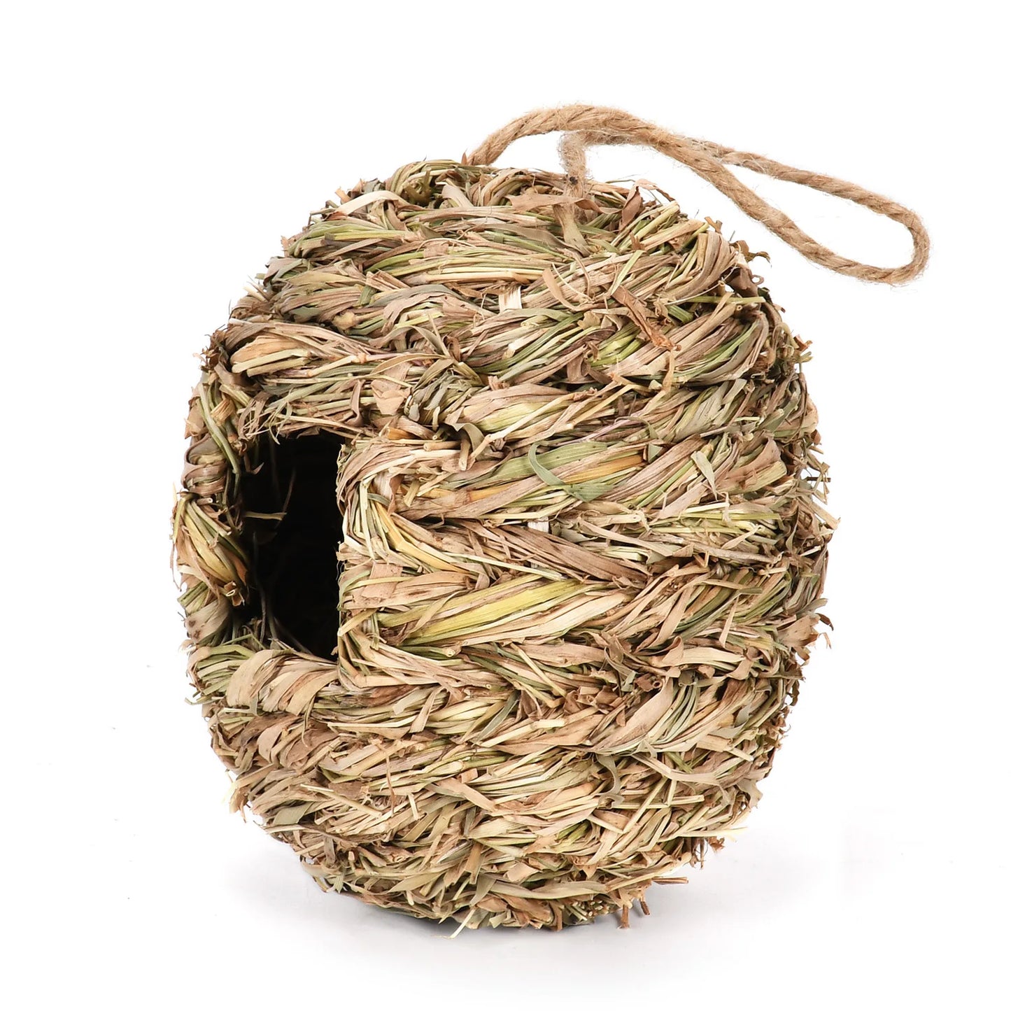 Willow Hive Natural Birdhouse – Soft Woven Bird Cradle, Ø11×13 cm