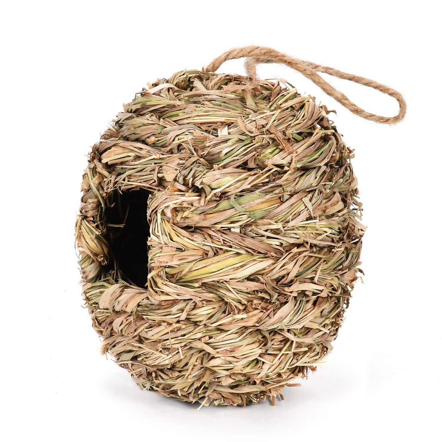 Willow Hive Natural Birdhouse – Soft Woven Bird Cradle, Ø11×13 cm