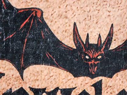 "Unwelcome" Gothic Bat Doormat – Dark Home Decor Statement