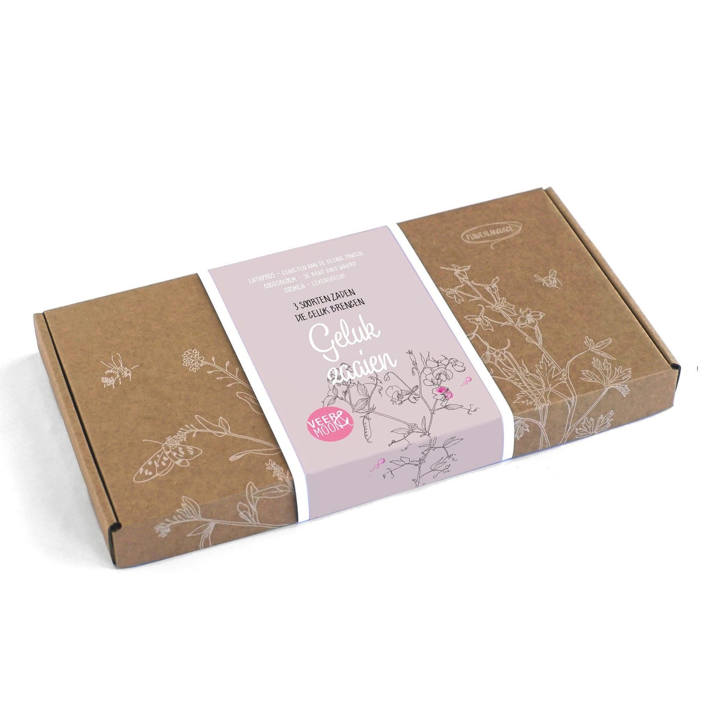 "Geluk Zaaien" Wildflower Seed Gift Box for Bees & Butterflies