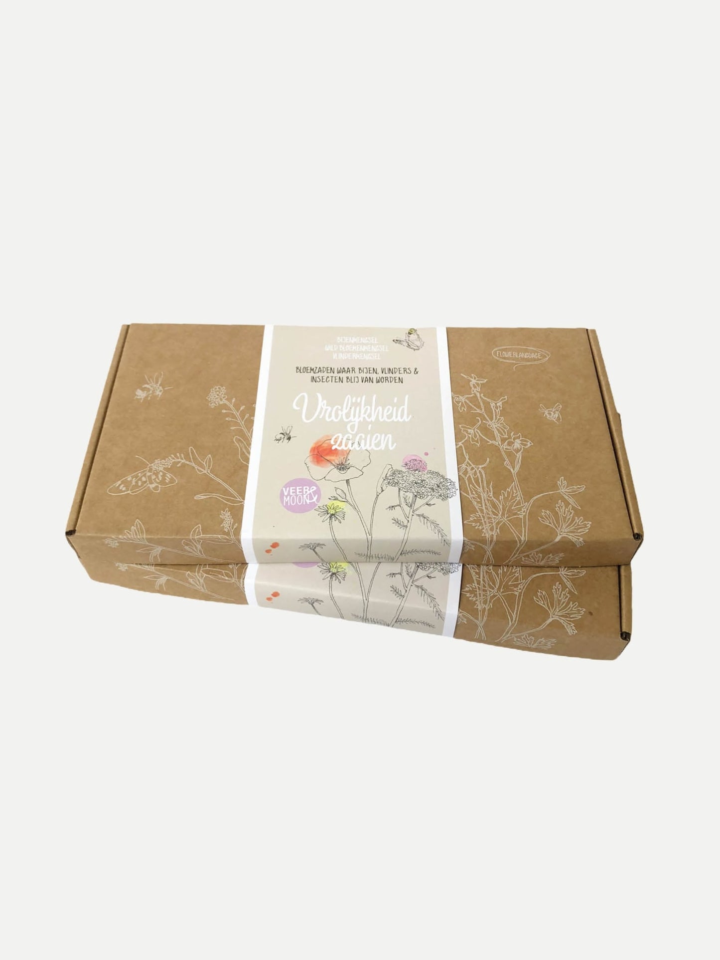 "Vrolijkheid Zaaien" Wildflower Seed Gift Box for Bees & Butterflies