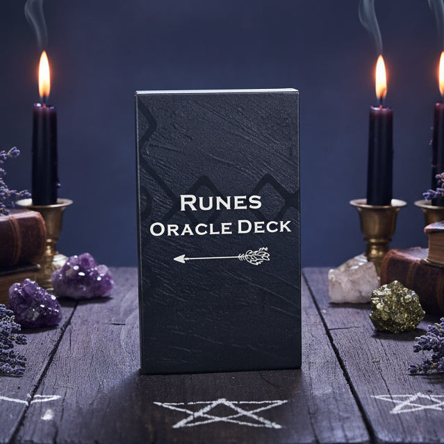 Runes Oracle Deck – Ancient Symbols of Guidance, 26 cards, 10×6 cm