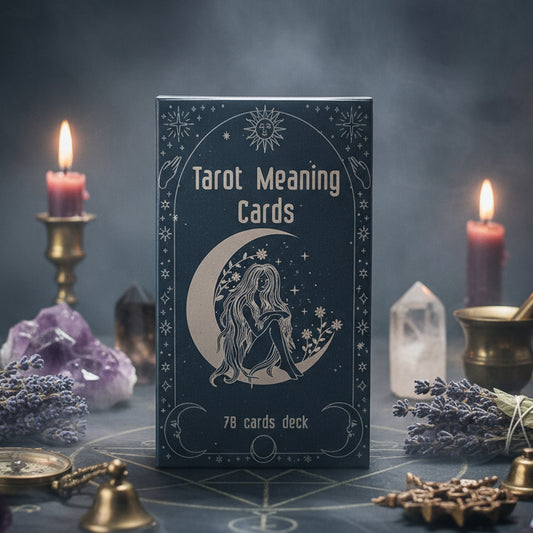 Tarot Meaning Cards – Celestial Guidance for Learners, 78 cards, 10×6 cm