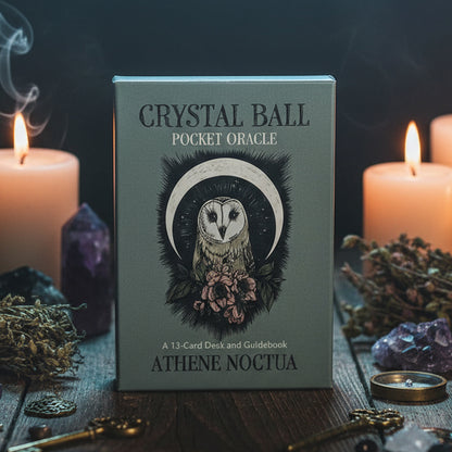 Crystal Ball Oracle Deck – Instant Answers & Insight, 13 cards, 9×6 cm