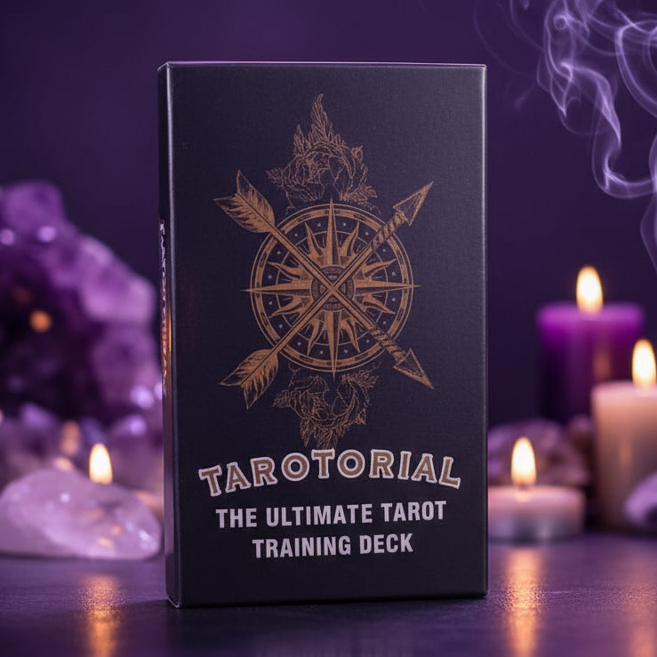 Tarotorial Tarot Deck – Spiritual Knowledge & Study, 78 cards, 10×6 cm