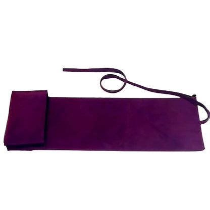 Purple Velvet Tarot & Oracle Card Bag – Mystic Wrap Pouch, 8×13 cm
