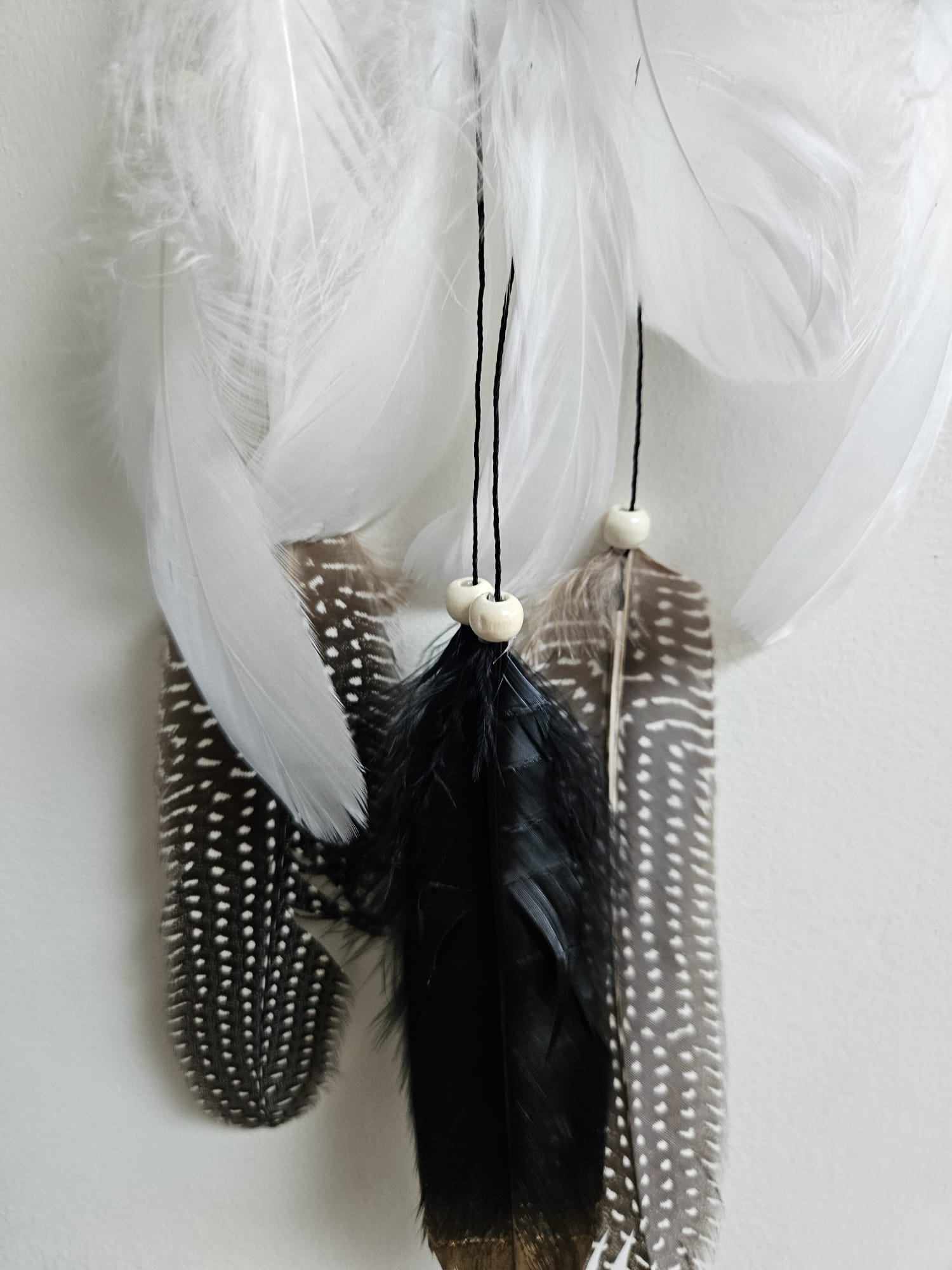 Nocturne Black Moon Dreamcatcher - Boho Talisman for Protection & Mystery, 80 cm, curated by World of Red Raven