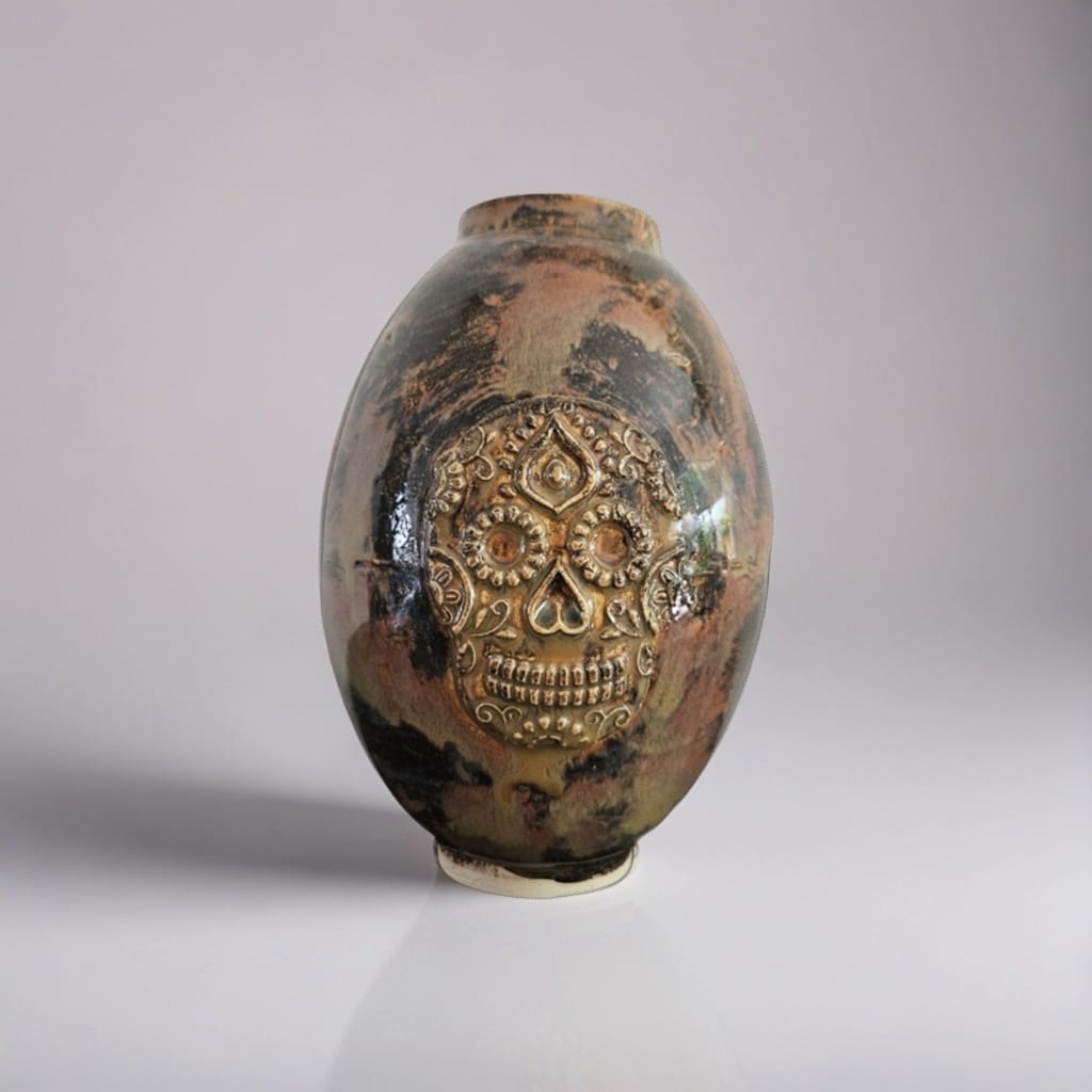 Death on Mars Ceramic Vase