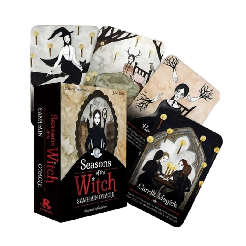 Seasons of the Witch Oracle Deck – Rituals of the Turning Year, 44 cards, 10×7 cm