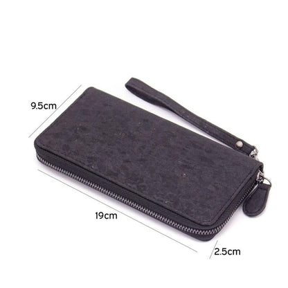 Eco Chic Vegan Cork Wallet – Delft Blue Design