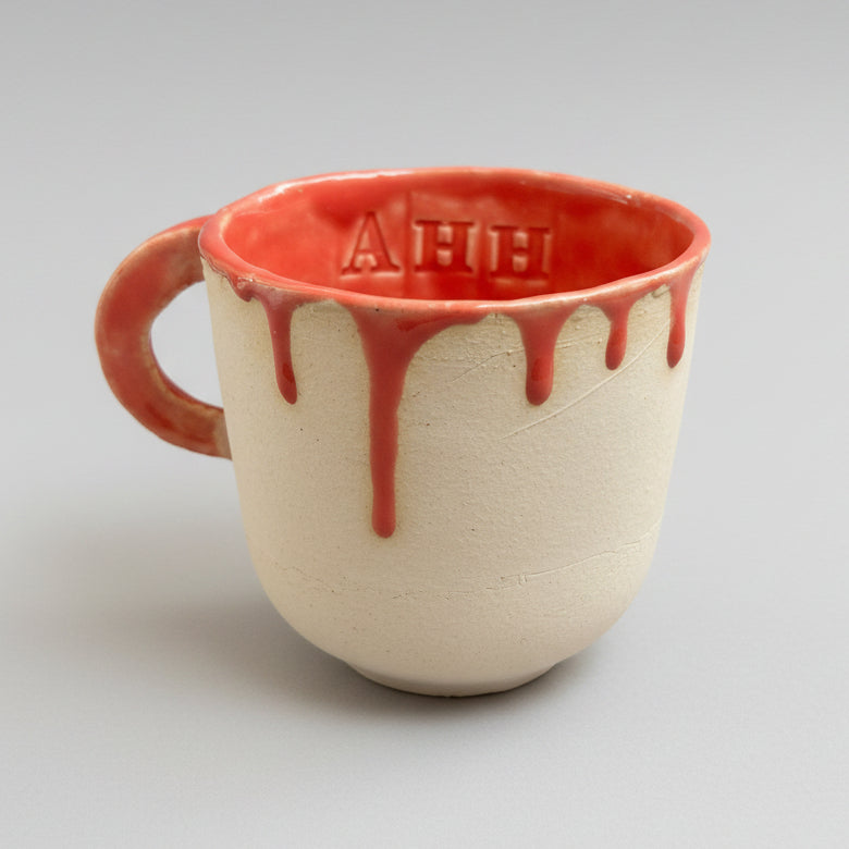 Ahh, Fuck It Ceramic Mug – Bloody Brilliant Brew, Ø8.5 × 8 cm by Red Raven Pottery