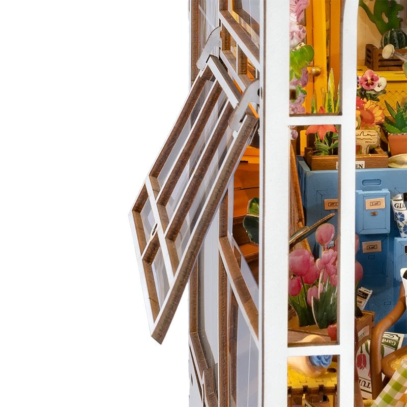 DIY Book Nook Boekensteun Garden House, Robotime, TGB06, 20,3x11x24,1cm