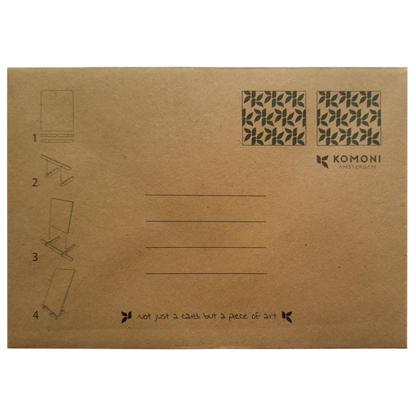 “Never Stop Dreaming" Wooden Postcard - Standing 3D Eco Greeting