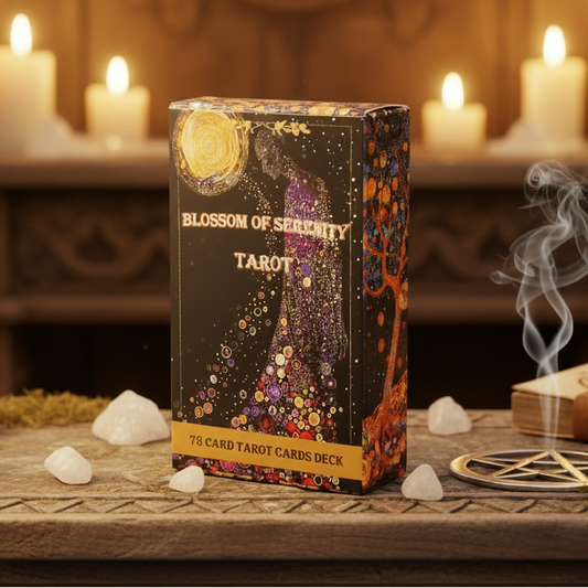 Blossom of Serenity Tarot Deck – Peaceful Reflection for Inner Growth, 78 cards, 10×6 cm