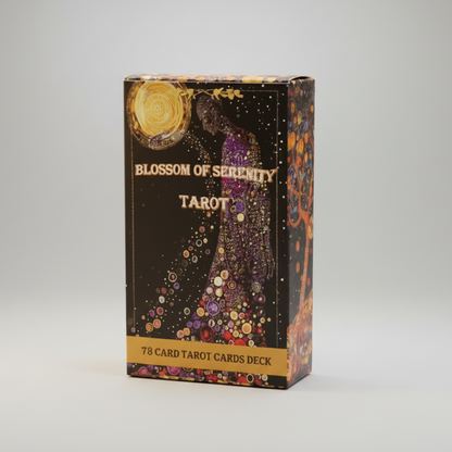 Blossom of Serenity Tarot Deck – Peaceful Reflection for Inner Growth, 78 cards, 10×6 cm
