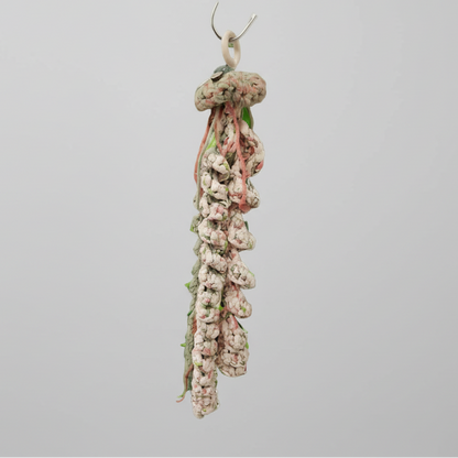 Coralblush Jellyfish Crochet Hanging – Reef Drift for Dreamy Nooks, 42 cm by Hook & Hex