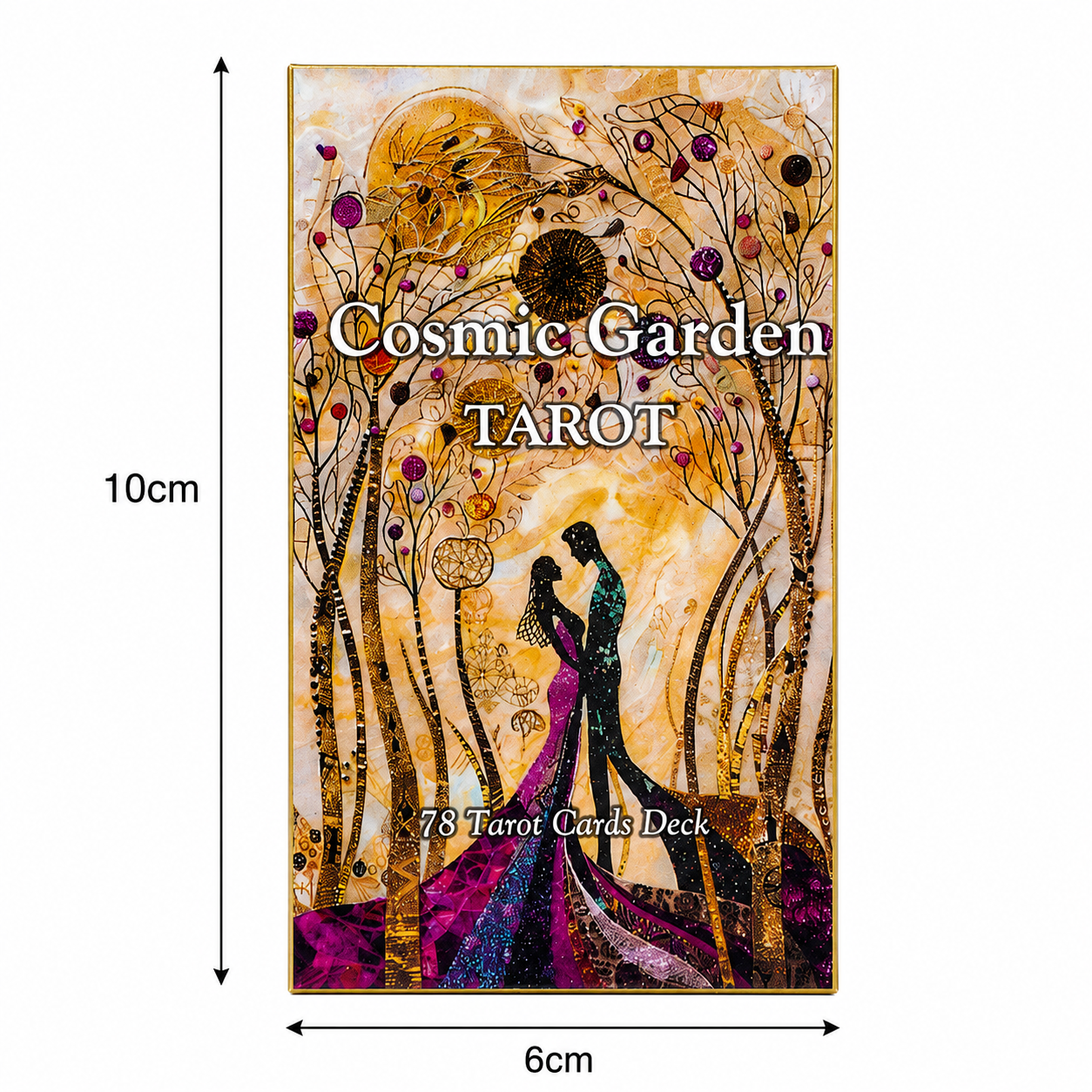 Cosmic Garden Tarot Deck – Celestial Insight Through Nature, 78 cards, 10 ×6 cm