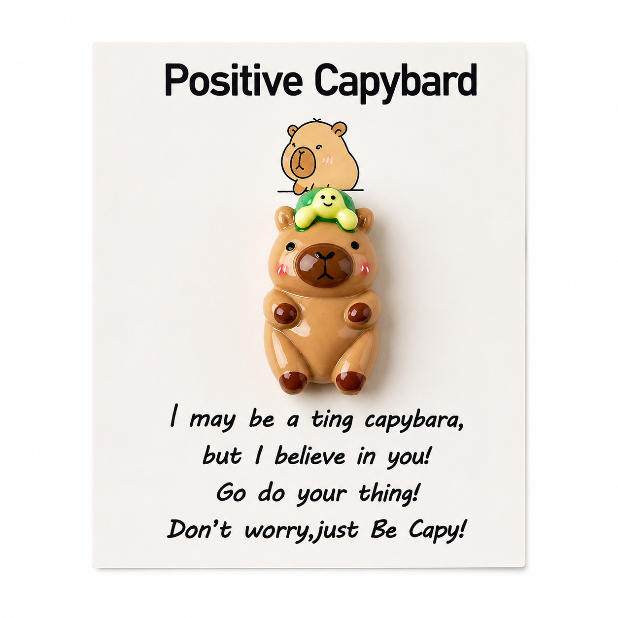 Cuddly Pocket Charm Talisman – Tiny Comforting Companion, 8 × 5.5 cm