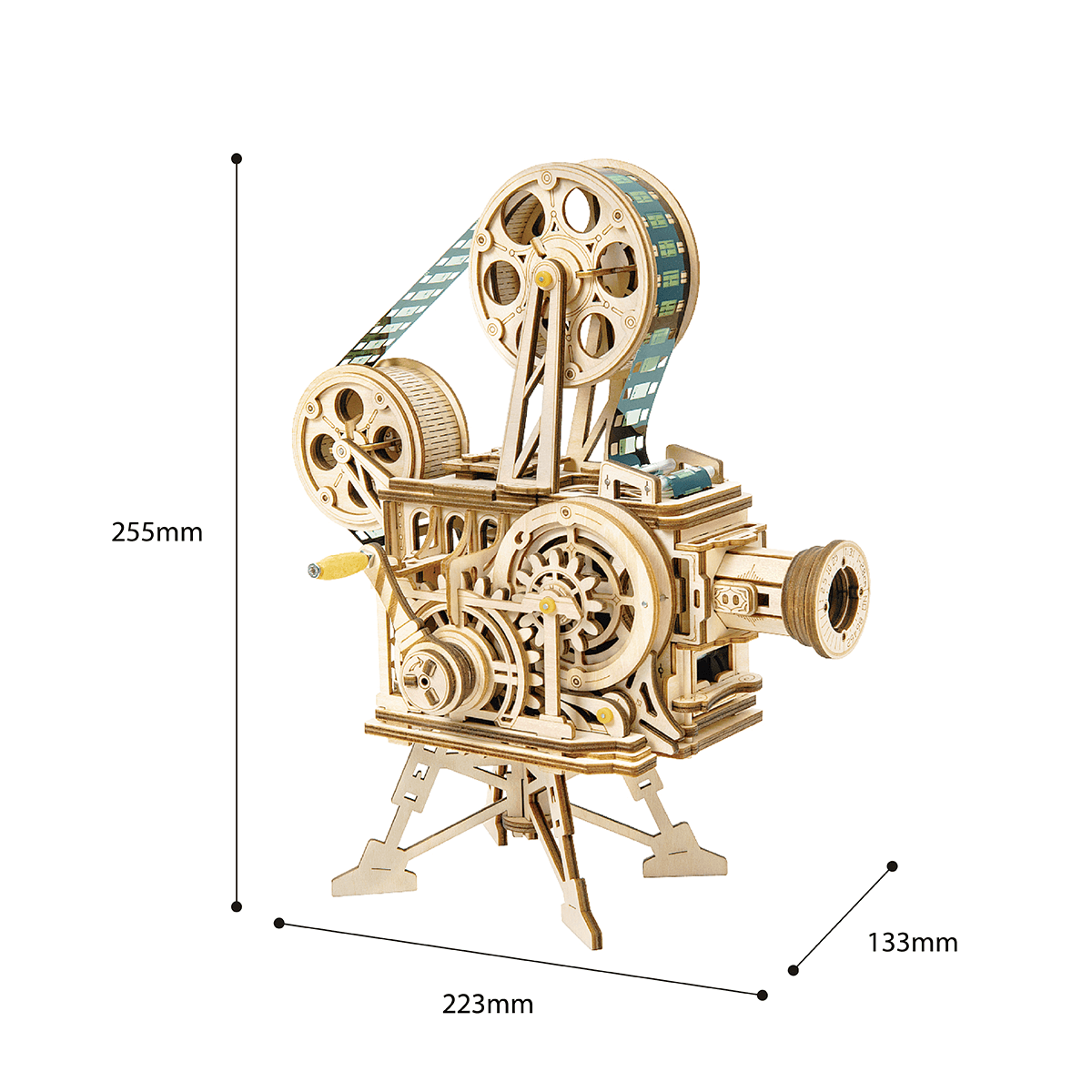 Houten Puzzel 3D Vitascope/Movieprojector, Robotime