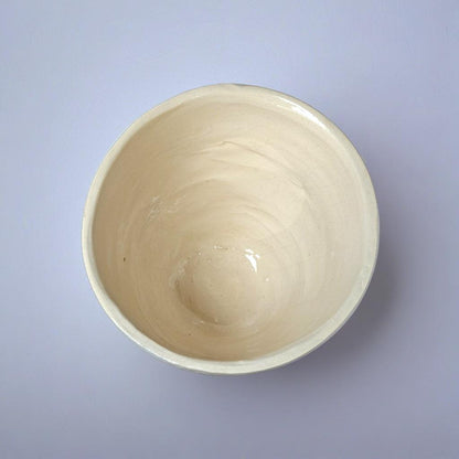 Dandelion Drift Ceramic Planter – Vintage Blue Whimsy, Ø11×10 cm by Red Raven Pottery