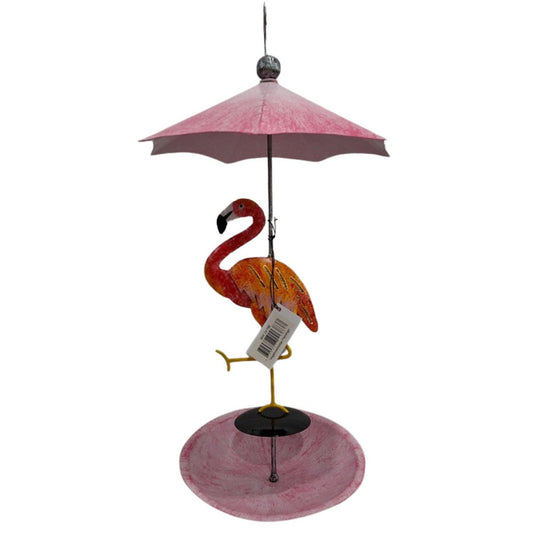 Hanging Metal Bird Feeder – Hand-Painted Outdoor Feeder (53 cm)
