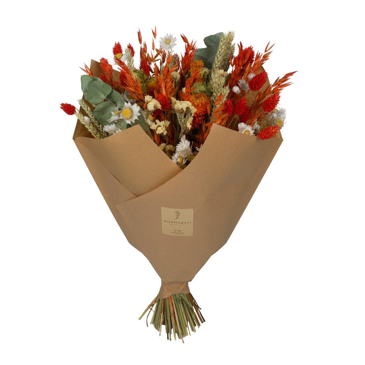 Amber Harvest Dried Bouquet – Radiant Ritual Gift, Ø30×60 cm