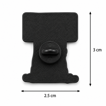 Diagnosed With Slay-DHD Lapel Pin – Frazzled Frog Metal Badge, 2.5 × 3 cm