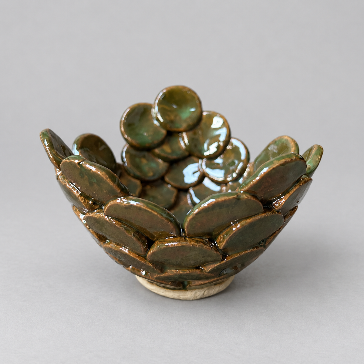Dragon Scale Handmade Ceramic Planter – Mythical Succulent Pots, Various Designs by Red Raven Pottery