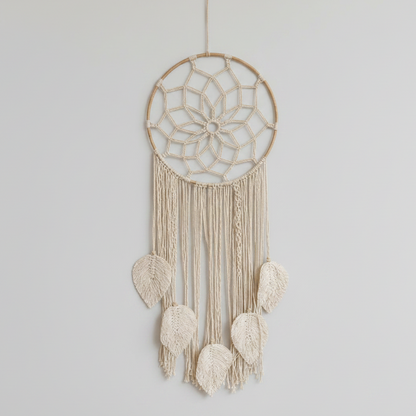 Elysian Quiet Grace Dreamcatcher – Talisman for Peace & Simplicity, ~80 cm