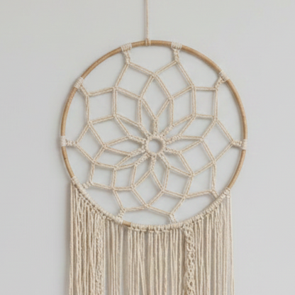 Elysian Quiet Grace Dreamcatcher – Talisman for Peace & Simplicity, ~80 cm